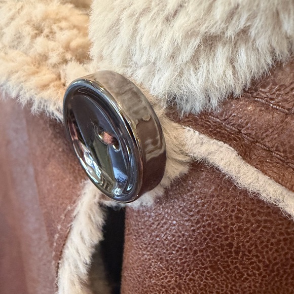 Dylan Brown Teddy Jacket with Cream Accents - Picture 3 of 9